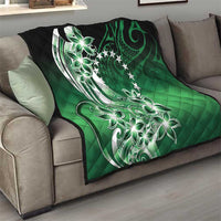 Cook Islands Tattoo Quilt Plumeria Polynesian Pattern LT9 - Polynesian Pride