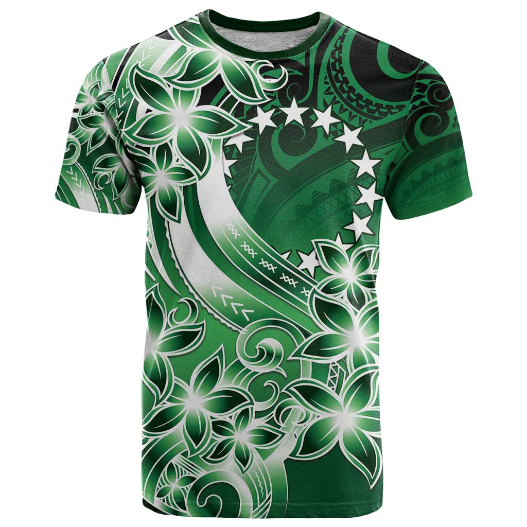 Cook Islands Tattoo T Shirt Plumeria Polynesian Pattern