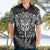 Personalised New Zealand Rugby Hawaiian Shirt Silver Fern All Black Mix Ta Moko White Style LT9 - Polynesian Pride