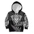 Personalised New Zealand Rugby Kid Hoodie Silver Fern All Black Mix Ta Moko White Style LT9 Hoodie White - Polynesian Pride