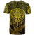 New Zealand Rugby T Shirt Silver Fern All Black Mix Ta Moko Gold Style LT9 - Polynesian Pride