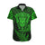 New Zealand Rugby Hawaiian Shirt Silver Fern All Black Mix Ta Moko Green Style LT9 Green - Polynesian Pride