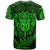 New Zealand Rugby T Shirt Silver Fern All Black Mix Ta Moko Green Style LT9 - Polynesian Pride