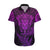 New Zealand Rugby Hawaiian Shirt Silver Fern All Black Mix Ta Moko Purple Style LT9 Purple - Polynesian Pride