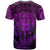 New Zealand Rugby T Shirt Silver Fern All Black Mix Ta Moko Purple Style LT9 - Polynesian Pride