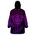 New Zealand Rugby Wearable Blanket Hoodie Silver Fern All Black Mix Ta Moko Purple Style LT9 - Polynesian Pride