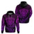 Personalised New Zealand Rugby Hoodie Silver Fern All Black Mix Ta Moko Purple Style LT9 - Polynesian Pride