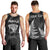 Personalised New Zealand Rugby Men Tank Top Aotearoa Ka Mate Haka All Black Mix Ta Moko White Style LT9 - Polynesian Pride