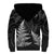 Personalised New Zealand Rugby Sherpa Hoodie Aotearoa Ka Mate Haka All Black Mix Ta Moko White Style LT9 - Polynesian Pride