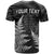 Personalised New Zealand Rugby T Shirt Aotearoa Ka Mate Haka All Black Mix Ta Moko White Style LT9 - Polynesian Pride