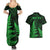 Personalised New Zealand Rugby Couples Matching Summer Maxi Dress and Hawaiian Shirt Aotearoa Ka Mate Haka All Black Mix Ta Moko Green Style LT9 - Polynesian Pride