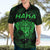 Personalised New Zealand Rugby Hawaiian Shirt Aotearoa Ka Mate Haka All Black Mix Ta Moko Green Style LT9 - Polynesian Pride