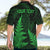 Personalised New Zealand Rugby Hawaiian Shirt Aotearoa Ka Mate Haka All Black Mix Ta Moko Green Style LT9 - Polynesian Pride