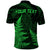 Personalised New Zealand Rugby Polo Shirt Aotearoa Ka Mate Haka All Black Mix Ta Moko Green Style LT9 - Polynesian Pride