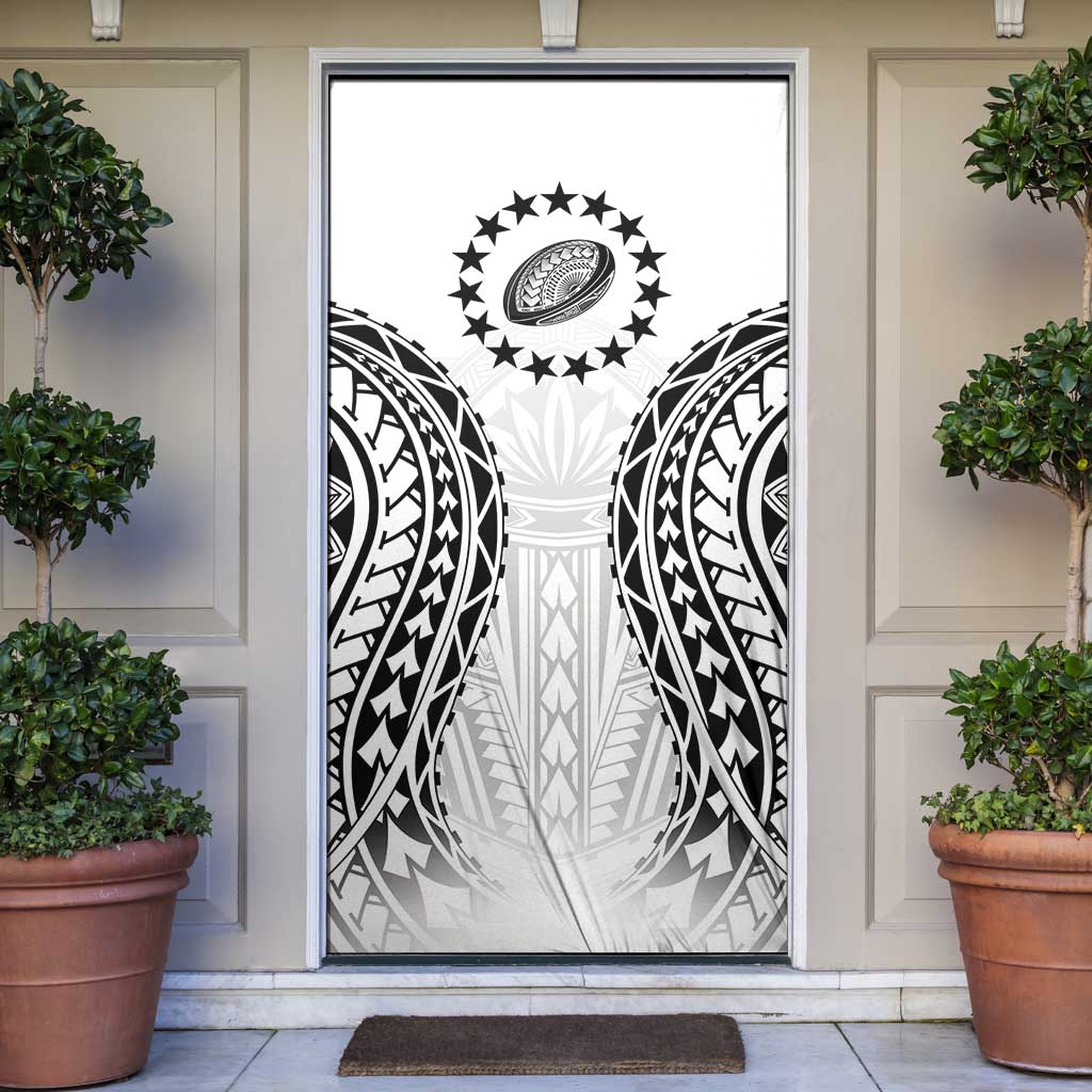 World Rugby Cook Islands Door Cover Kukis Make History - Polynesian Pride