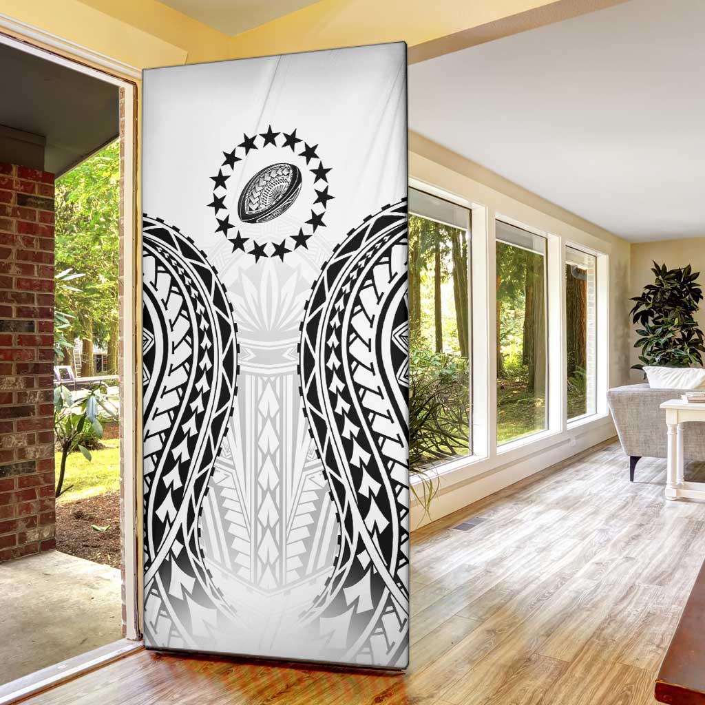 World Rugby Cook Islands Door Cover Kukis Make History - Polynesian Pride