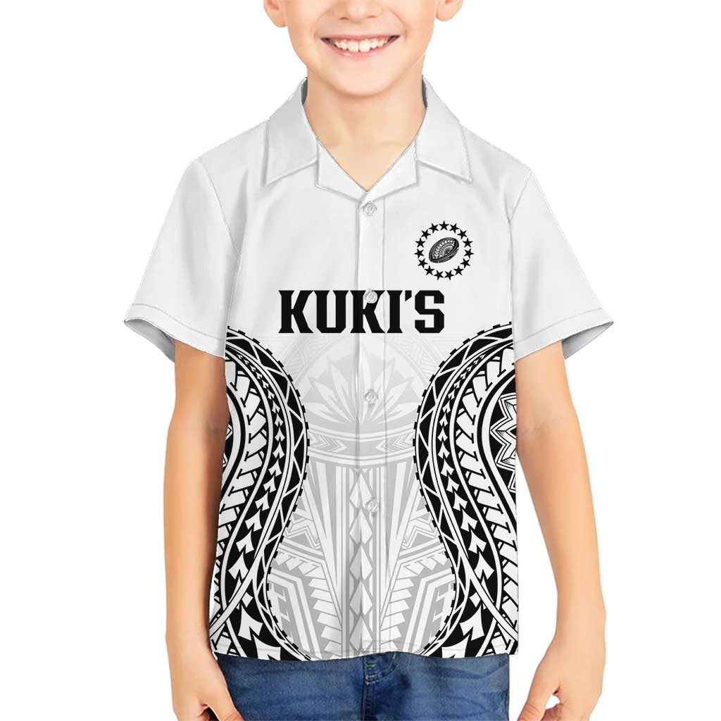 World Rugby Cook Islands Family Matching Long Sleeve Bodycon Dress and Hawaiian Shirt Kukis Make History - Polynesian Pride