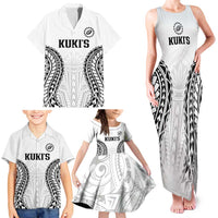 World Rugby Cook Islands Family Matching Tank Maxi Dress and Hawaiian Shirt Kukis Make History - Polynesian Pride