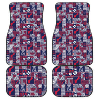Guam Felis Pasgua Car Mats Pacific Patchwork Xmas Vibes - Polynesian Pride