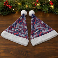 Guam Felis Pasgua Christmas Santa Hat Pacific Patchwork Xmas Vibes LT9 - Polynesian Pride