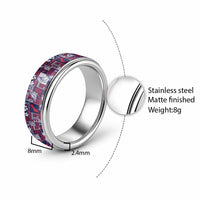 Guam Felis Pasgua Classic Ring Pacific Patchwork Xmas Vibes LT9 - Polynesian Pride