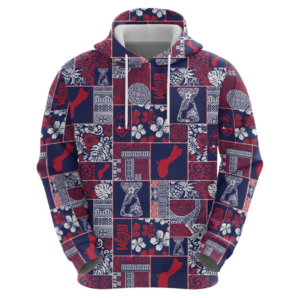 Guam Felis Pasgua Hoodie Pacific Patchwork Xmas Vibes - Polynesian Pride