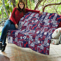 Guam Felis Pasgua Quilt Pacific Patchwork Xmas Vibes - Polynesian Pride