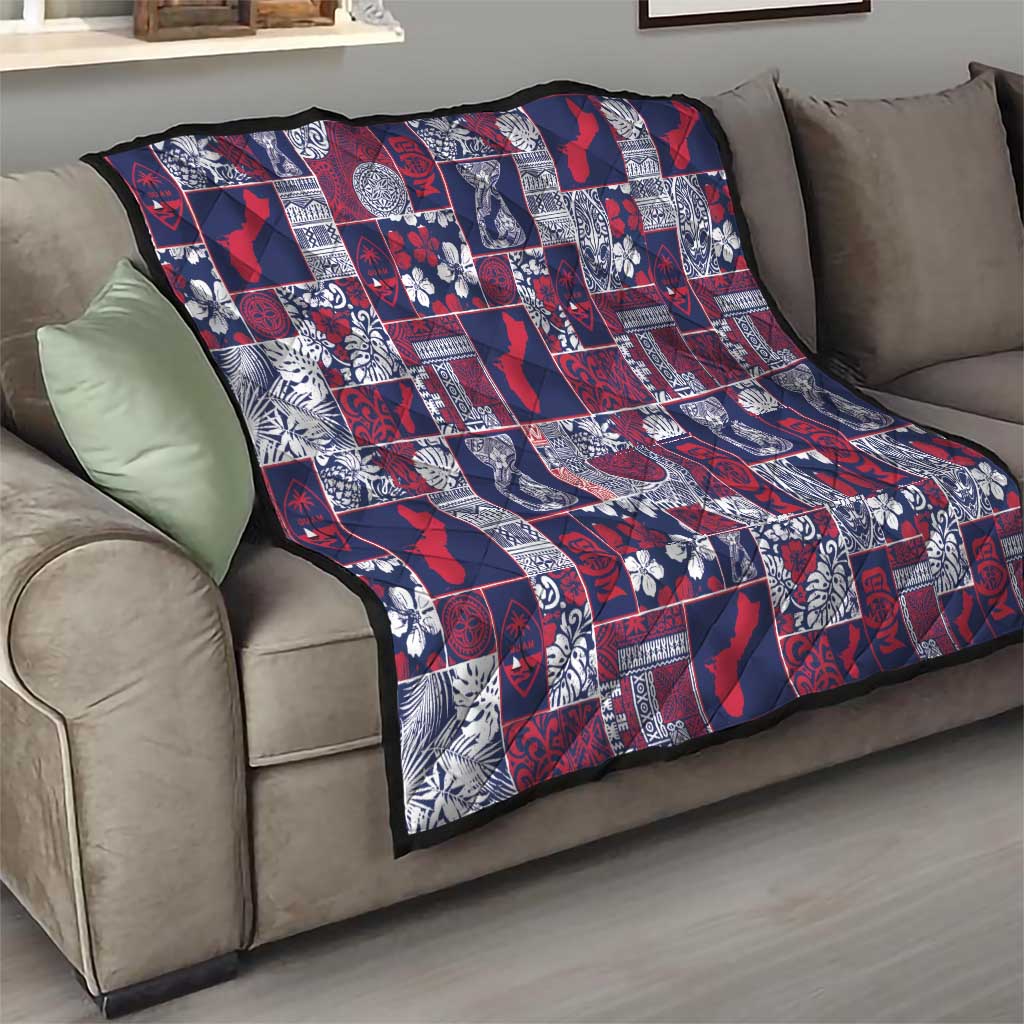 Guam Felis Pasgua Quilt Pacific Patchwork Xmas Vibes - Polynesian Pride