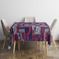 Guam Felis Pasgua Tablecloth Pacific Patchwork Xmas Vibes - Polynesian Pride