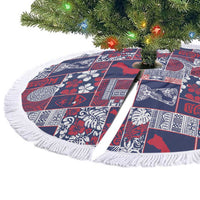 Guam Felis Pasgua Tree Skirt Pacific Patchwork Xmas Vibes LT9 - Polynesian Pride