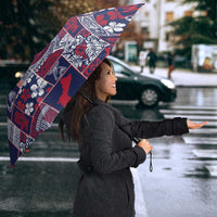 Guam Felis Pasgua Umbrella Pacific Patchwork Xmas Vibes - Polynesian Pride