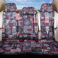 Manuia le Kerisimasi American Samoa Back Car Seat Cover Pacific Patchwork Xmas Vibes - Polynesian Pride