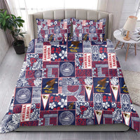 Manuia le Kerisimasi American Samoa Bedding Set Pacific Patchwork Xmas Vibes LT9 - Polynesian Pride