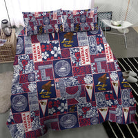 Manuia le Kerisimasi American Samoa Bedding Set Pacific Patchwork Xmas Vibes LT9 - Polynesian Pride