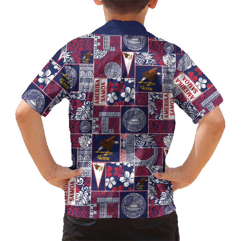 Manuia le Kerisimasi American Samoa Family Matching Puletasi and Hawaiian Shirt Pacific Patchwork Xmas Vibes LT9 - Polynesian Pride