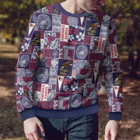 Manuia le Kerisimasi American Samoa Ugly Christmas Sweater Pacific Patchwork Xmas Vibes - Polynesian Pride