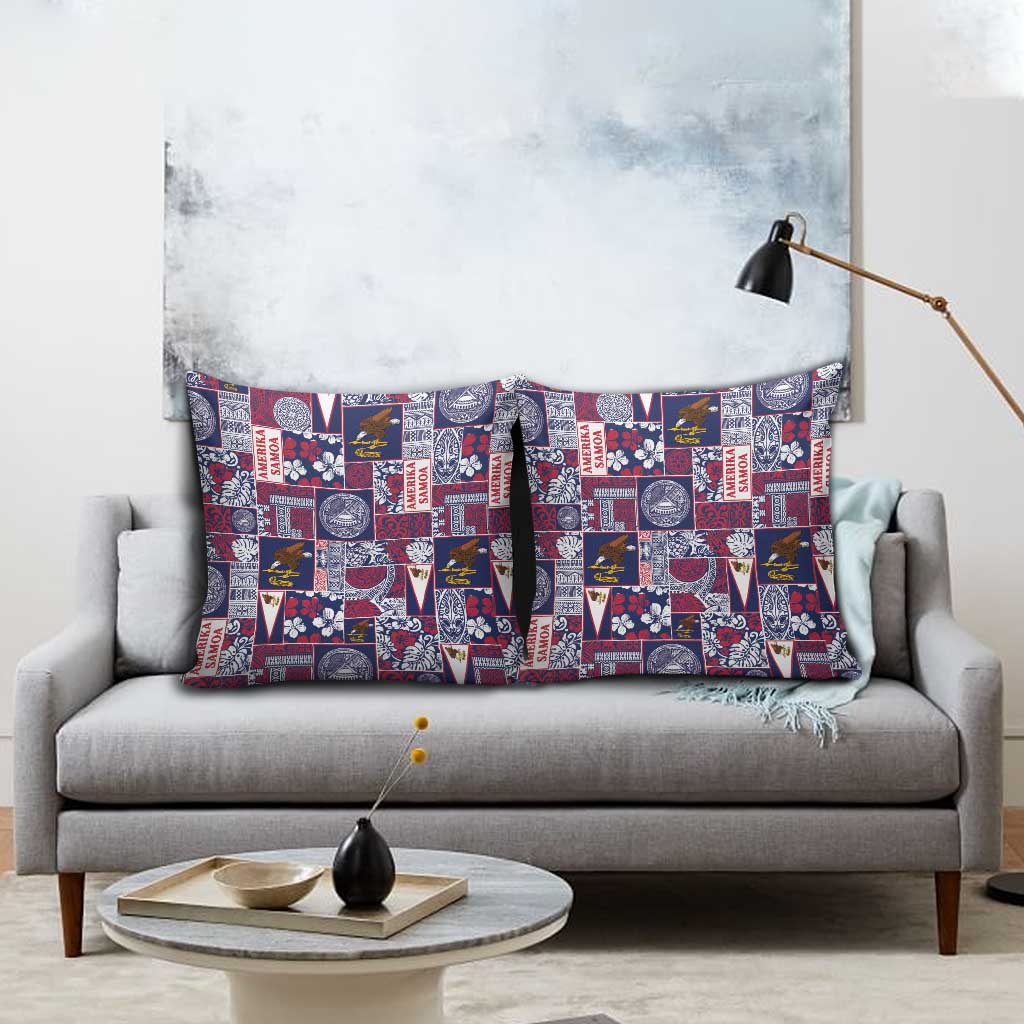 Manuia le Kerisimasi American Samoa Pillow Cover Pacific Patchwork Xmas Vibes LT9 - Polynesian Pride