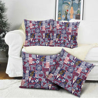 Manuia le Kerisimasi American Samoa Pillow Cover Pacific Patchwork Xmas Vibes LT9 - Polynesian Pride