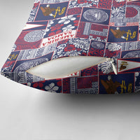 Manuia le Kerisimasi American Samoa Pillow Cover Pacific Patchwork Xmas Vibes LT9 - Polynesian Pride