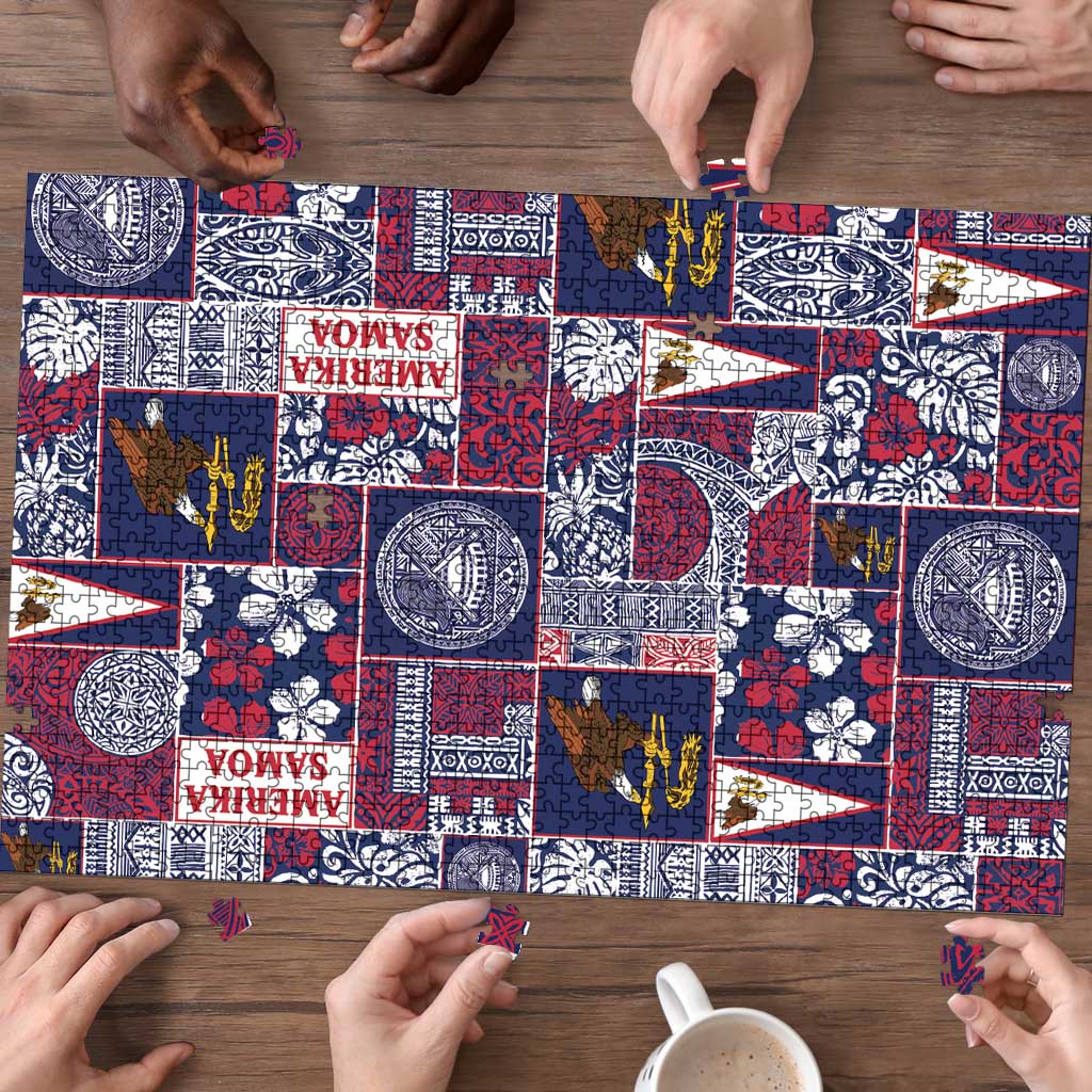 Manuia le Kerisimasi American Samoa Puzzle Pacific Patchwork Xmas Vibes LT9 - Polynesian Pride