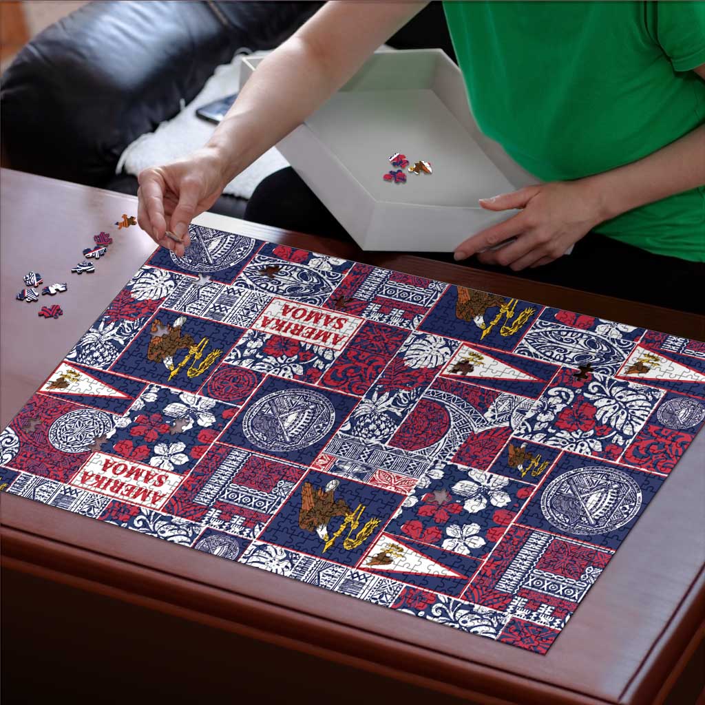 Manuia le Kerisimasi American Samoa Puzzle Pacific Patchwork Xmas Vibes LT9 - Polynesian Pride