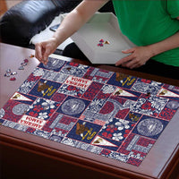 Manuia le Kerisimasi American Samoa Puzzle Pacific Patchwork Xmas Vibes LT9 - Polynesian Pride