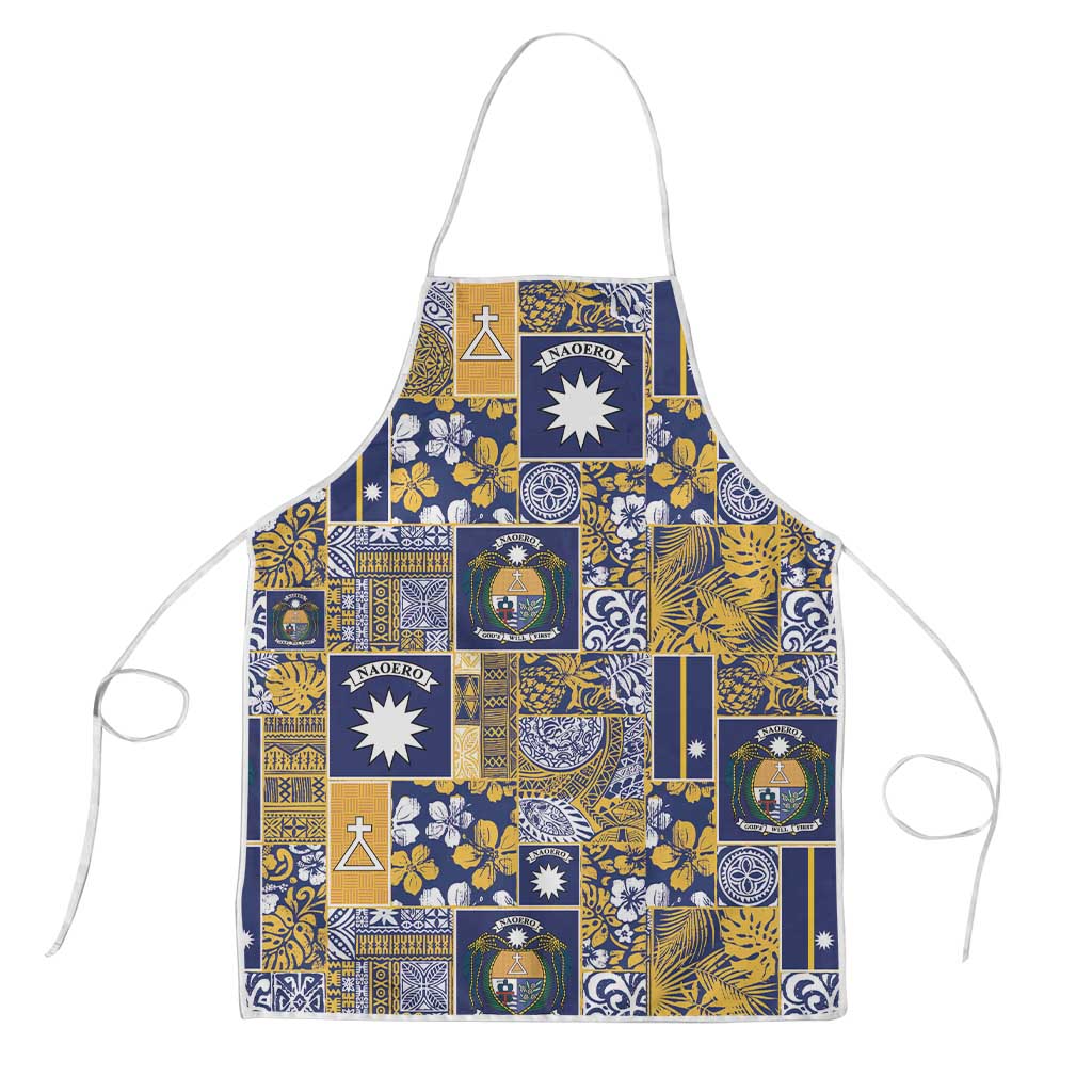 Ekamawir omo Nauru Apron Pacific Patchwork Xmas Vibes - Polynesian Pride