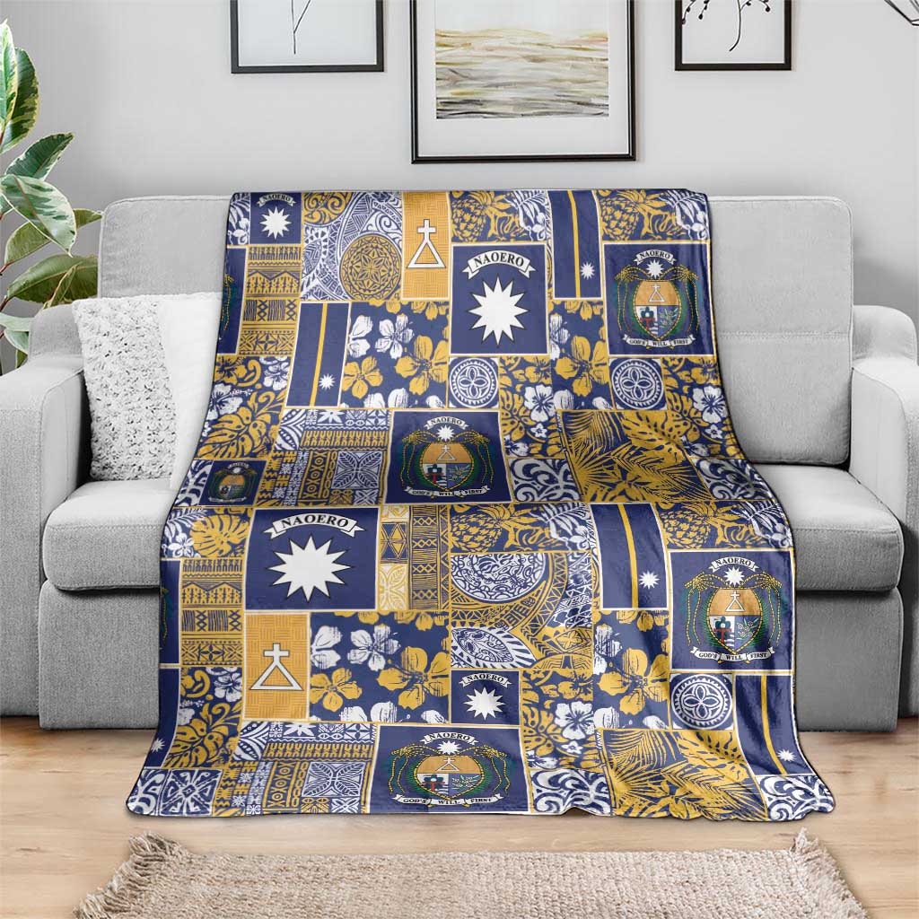 Ekamawir omo Nauru Blanket Pacific Patchwork Xmas Vibes - Polynesian Pride