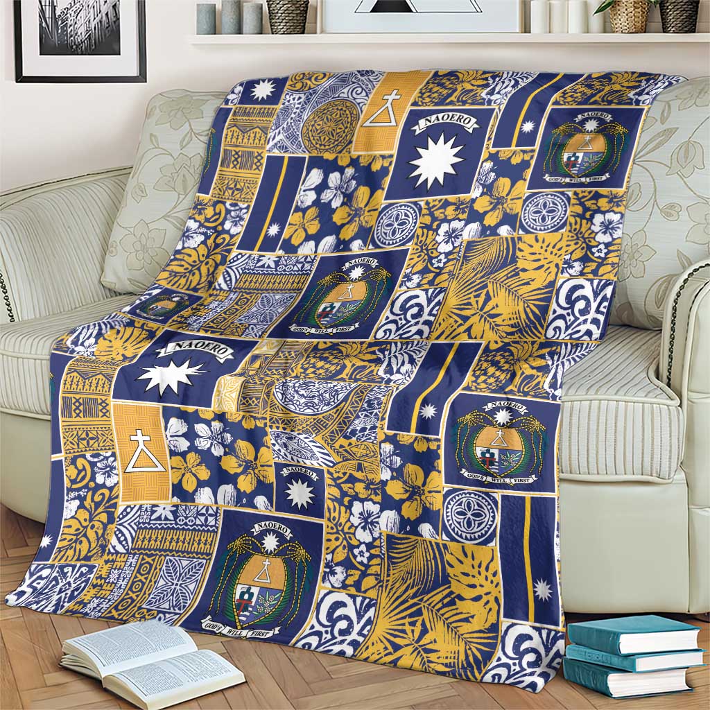 Ekamawir omo Nauru Blanket Pacific Patchwork Xmas Vibes - Polynesian Pride