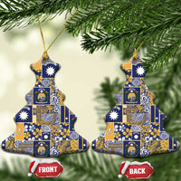 Ekamawir omo Nauru Ceramic Ornament Pacific Patchwork Xmas Vibes - Polynesian Pride