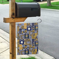 Ekamawir omo Nauru Garden Flag Pacific Patchwork Xmas Vibes - Polynesian Pride