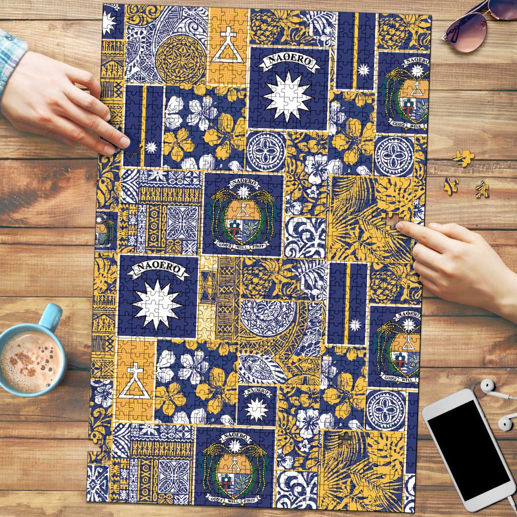 Ekamawir omo Nauru Puzzle Pacific Patchwork Xmas Vibes - Polynesian Pride