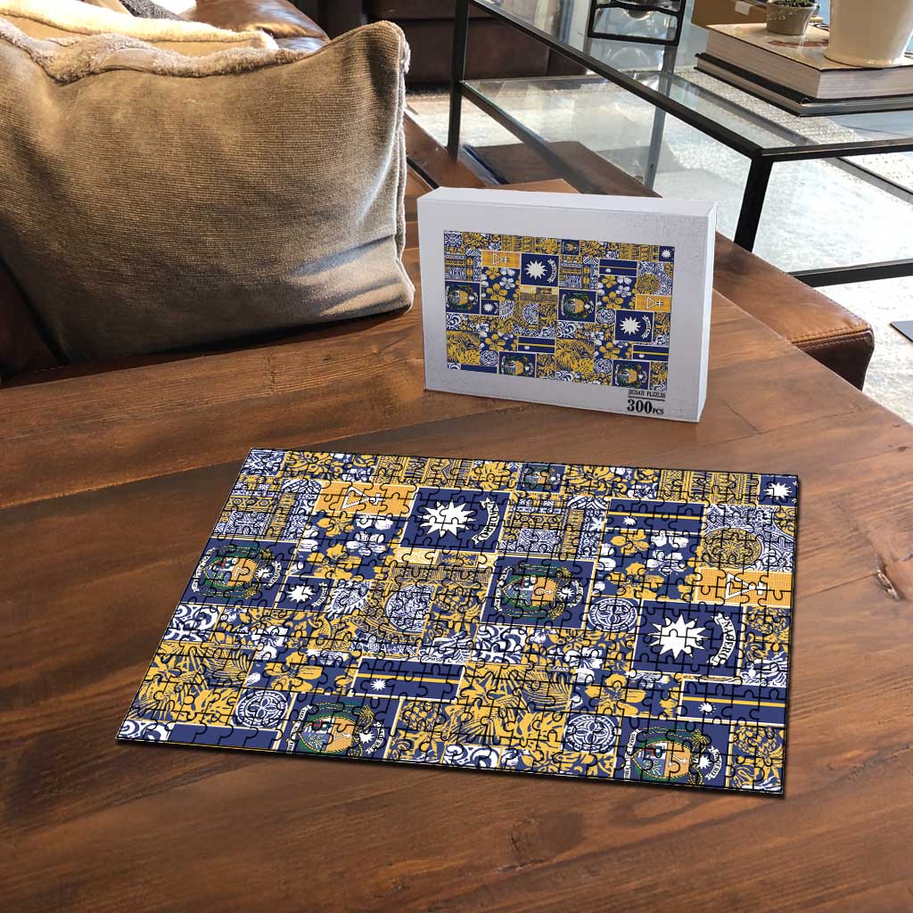 Ekamawir omo Nauru Puzzle Pacific Patchwork Xmas Vibes - Polynesian Pride