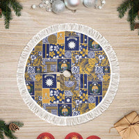 Ekamawir omo Nauru Tree Skirt Pacific Patchwork Xmas Vibes - Polynesian Pride